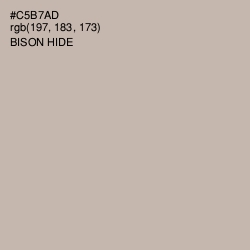 #C5B7AD - Bison Hide Color Image